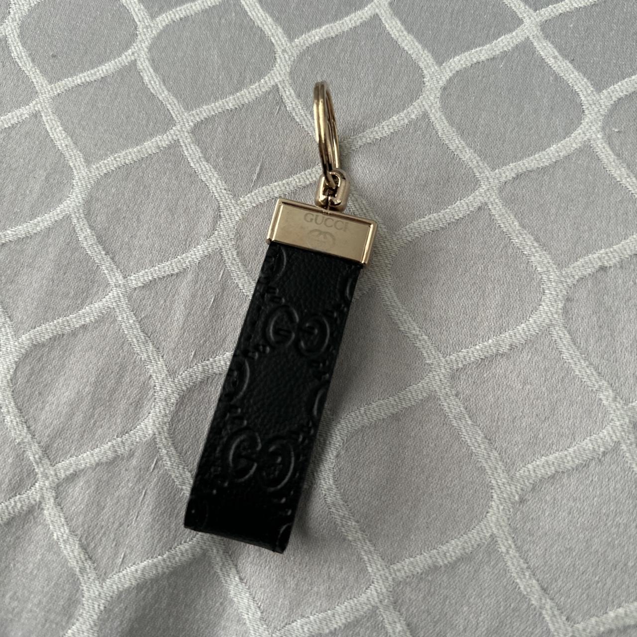 Black leather Gucci keyring Brand new without... Depop