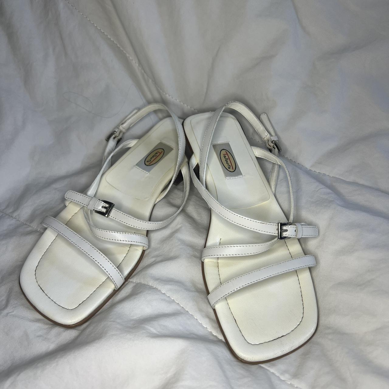 Cream strappy sandals best sale