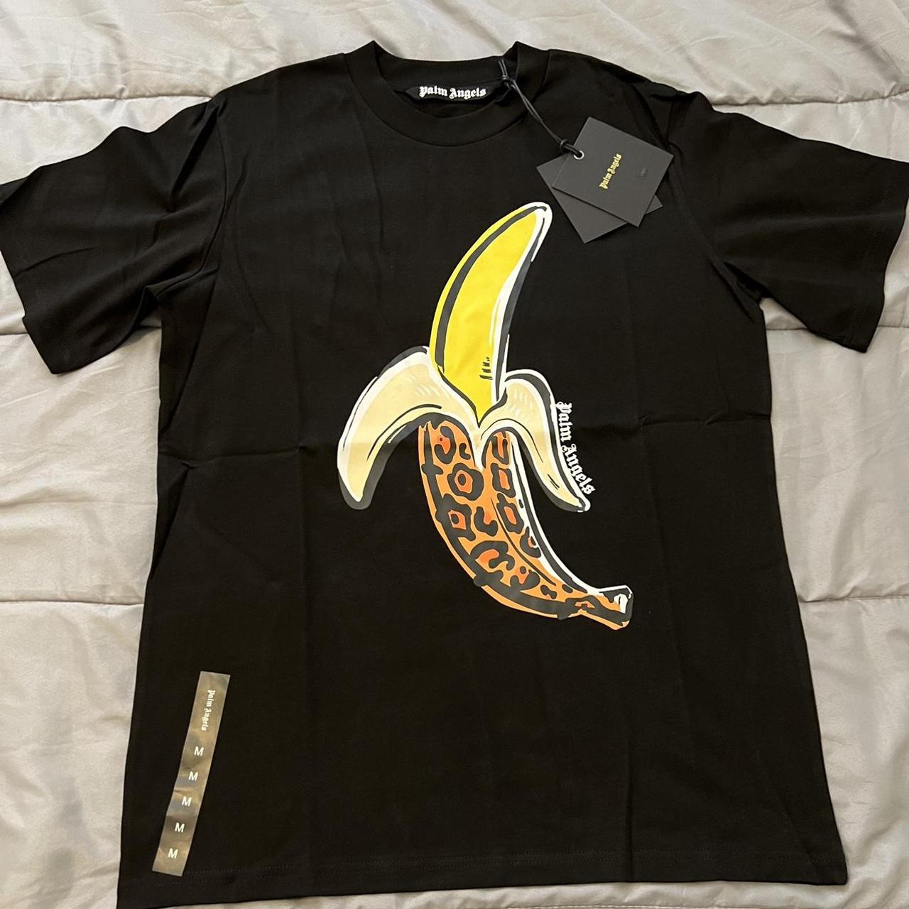 大人気★Palm Angels★Leopard Banana Classic T-Shirt 半袖 夏 Palm Angels Leopard Banana Classic T-Shirt (Black) – The