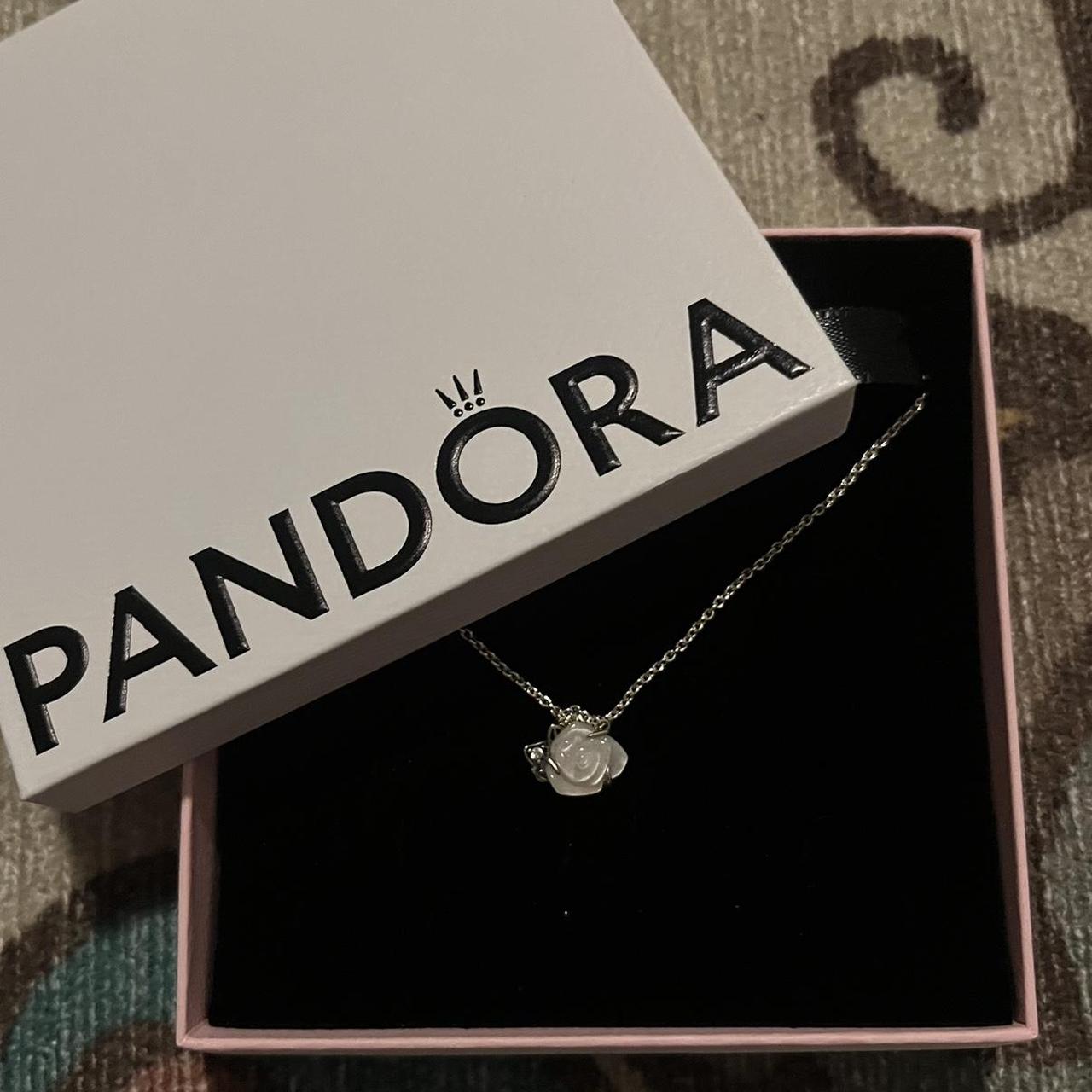 Pandora White Rose Necklace Buy PANDORA Pandora White Rose In