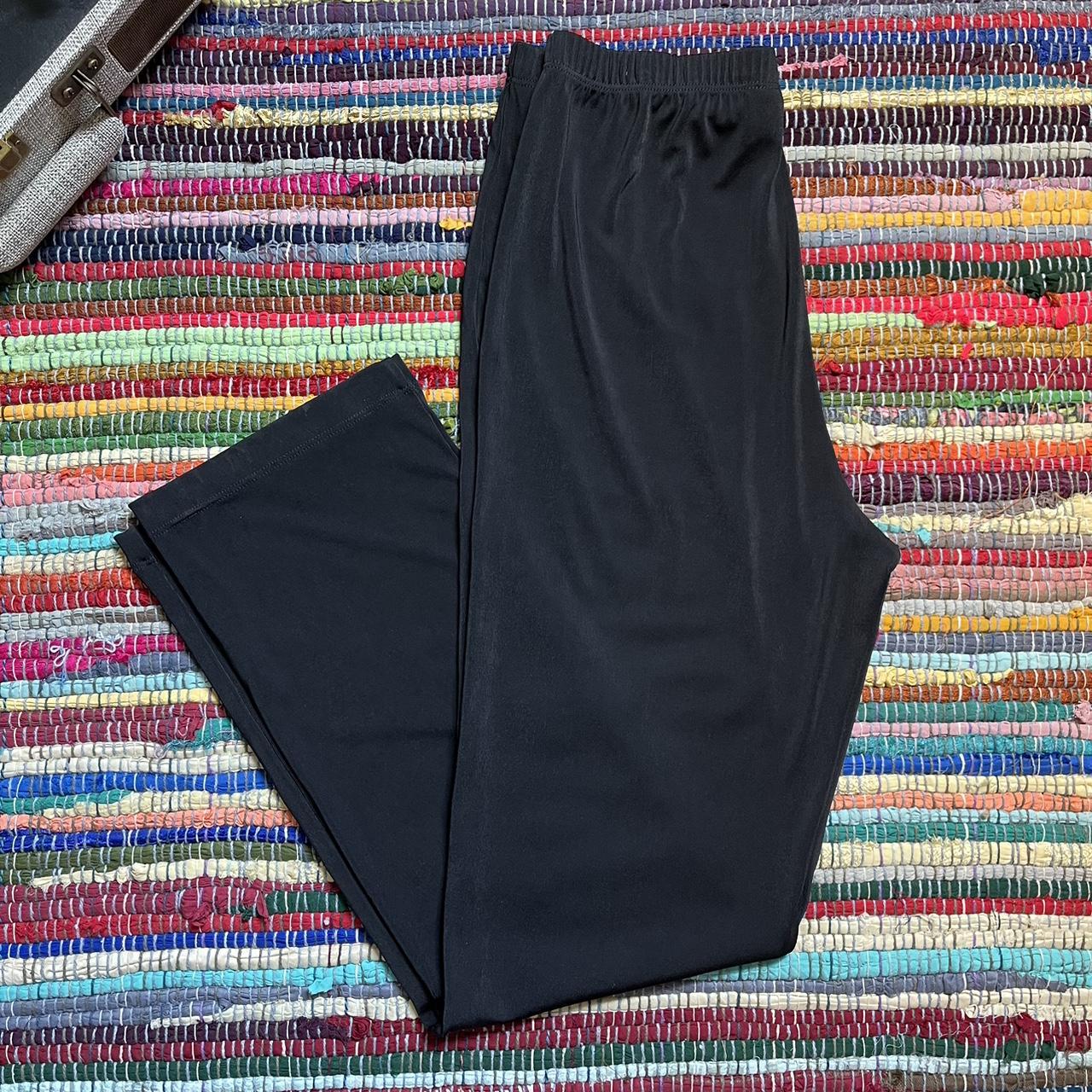 Black Chico's Pull On Pants Size: 1 short (28 inch - Depop