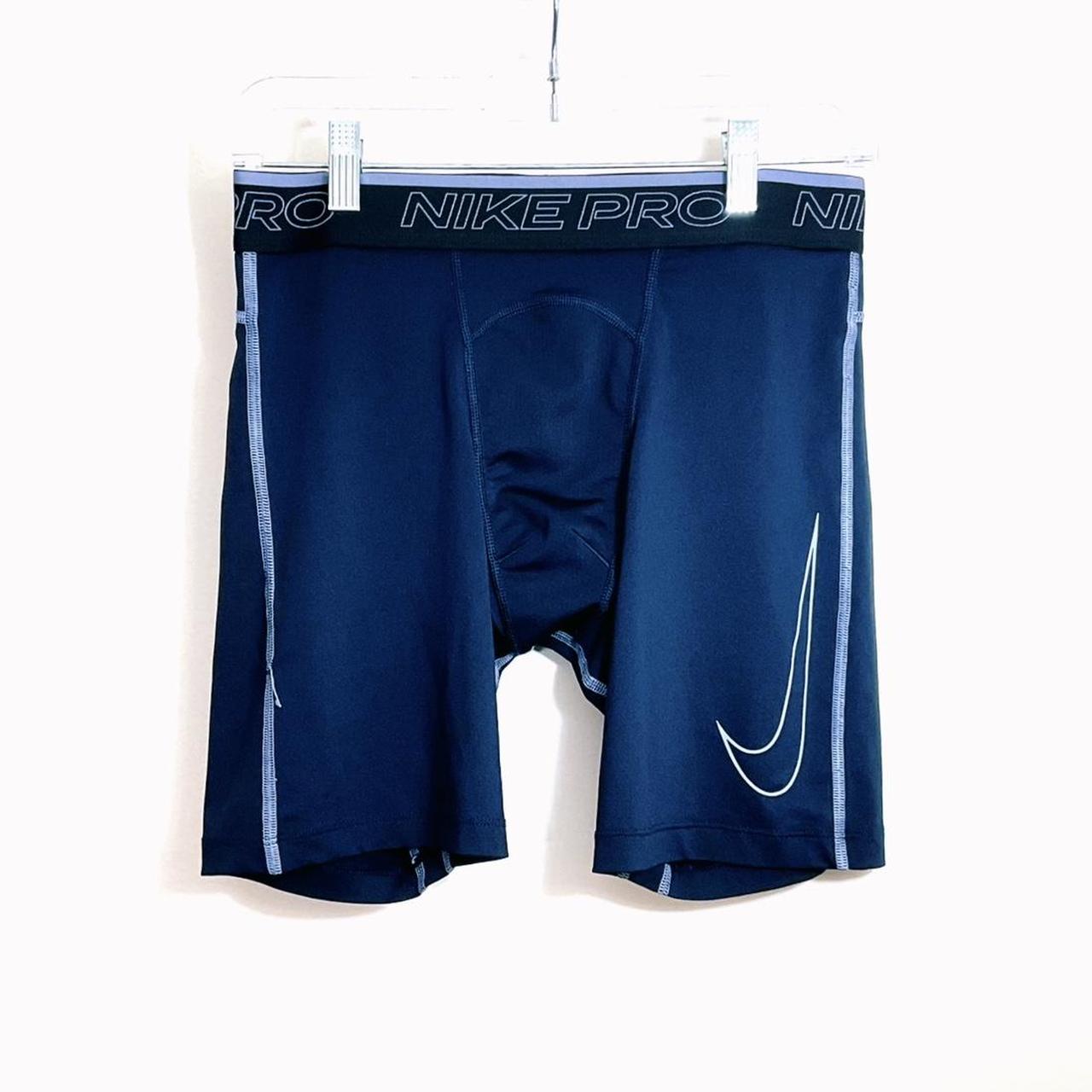 Navy blue nike compression shorts best sale