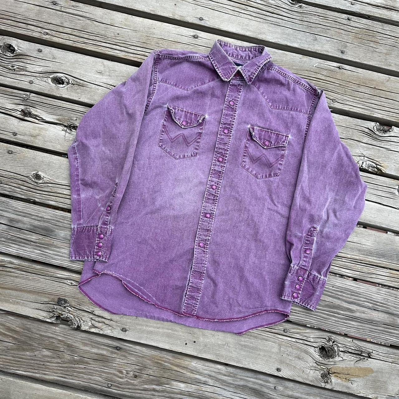 1990s Pink Wrangler Western Shirt 🌵 Vintage 1990s... - Depop