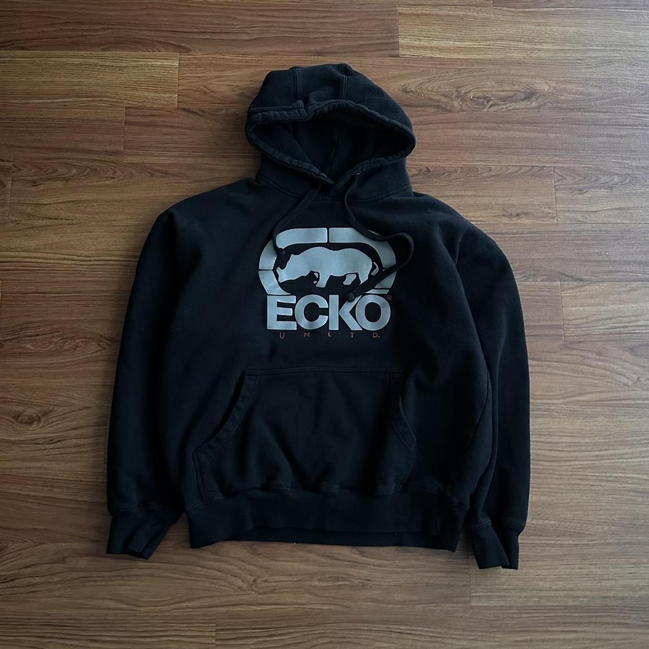 Y2k Boxy Ecko Unltd. Logo Hoodie Super cool 2000s... - Depop