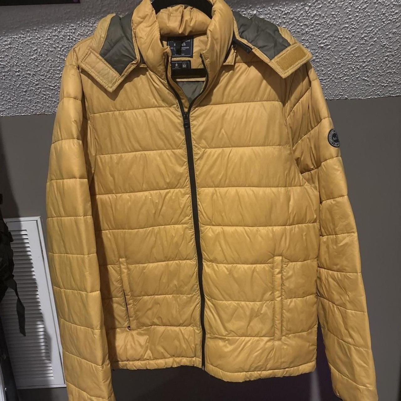 Abercrombie yellow puffer best sale