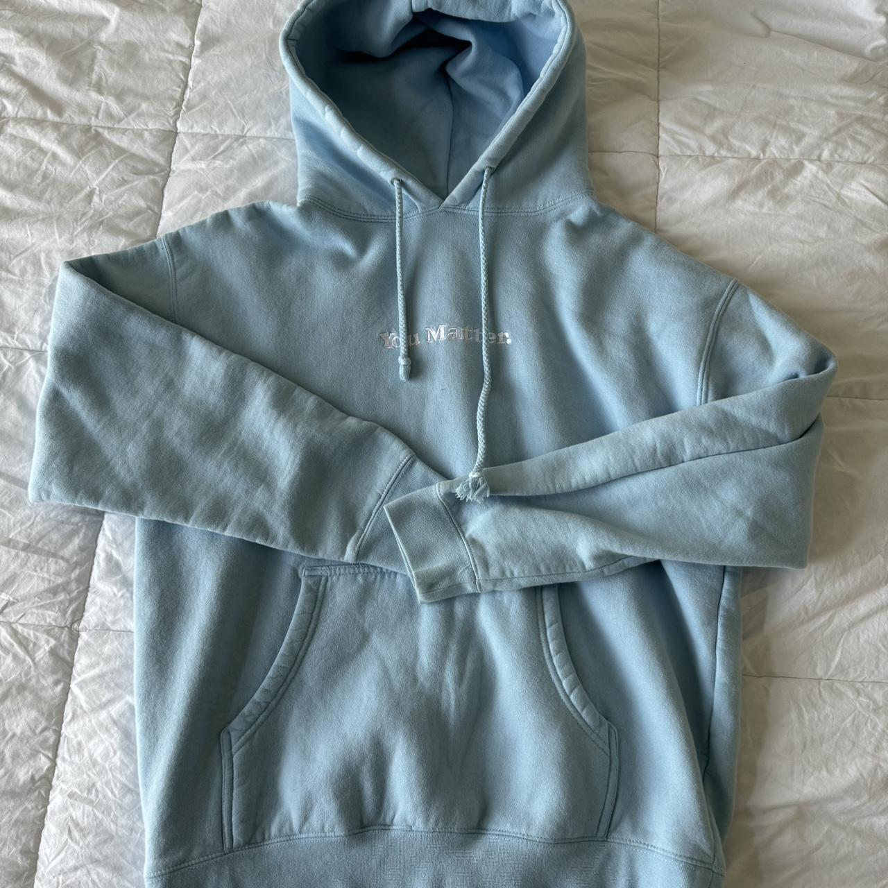 Blue you outlet matter hoodie