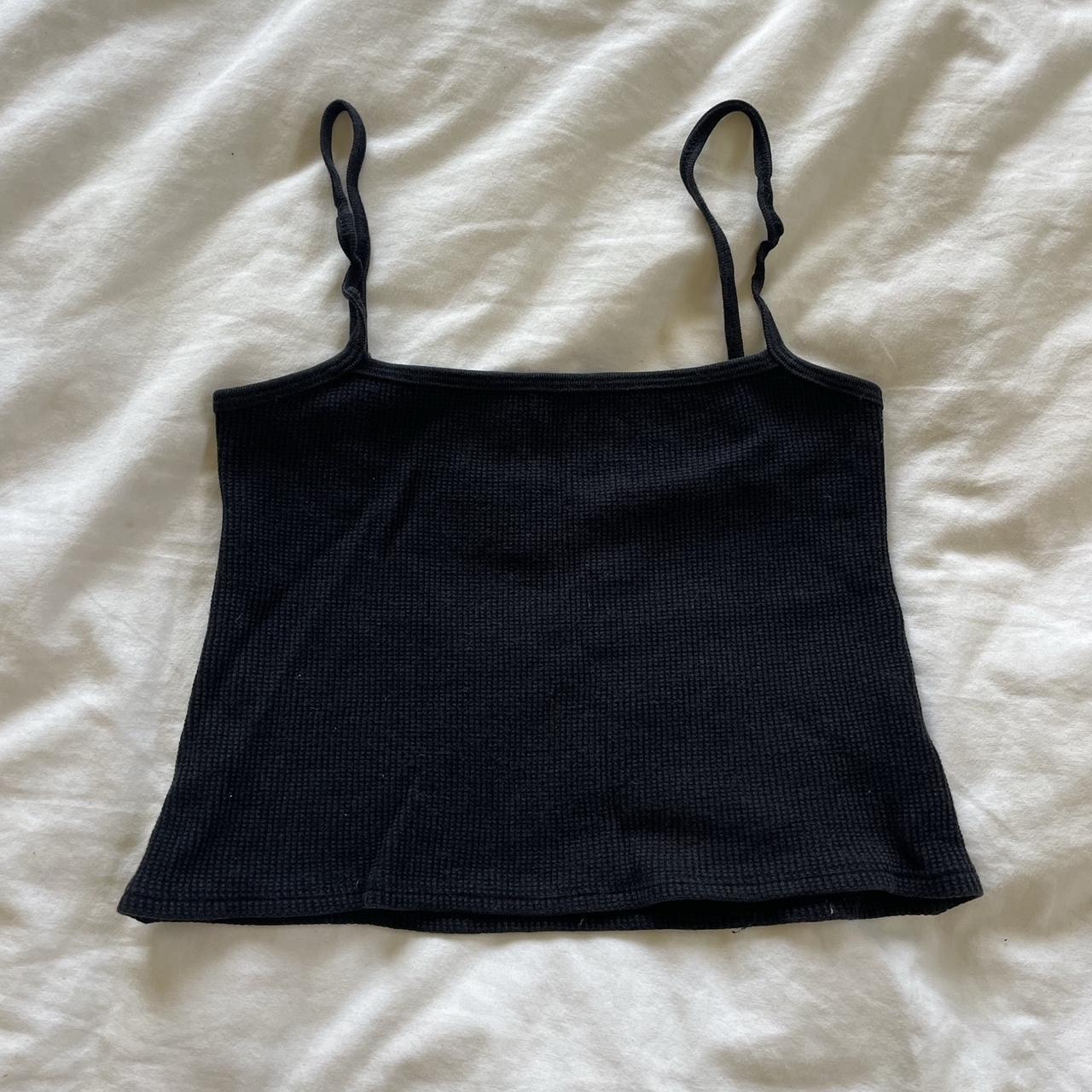 BRANDY ribbed Faye tank - only flaw is that there’s... - Depop