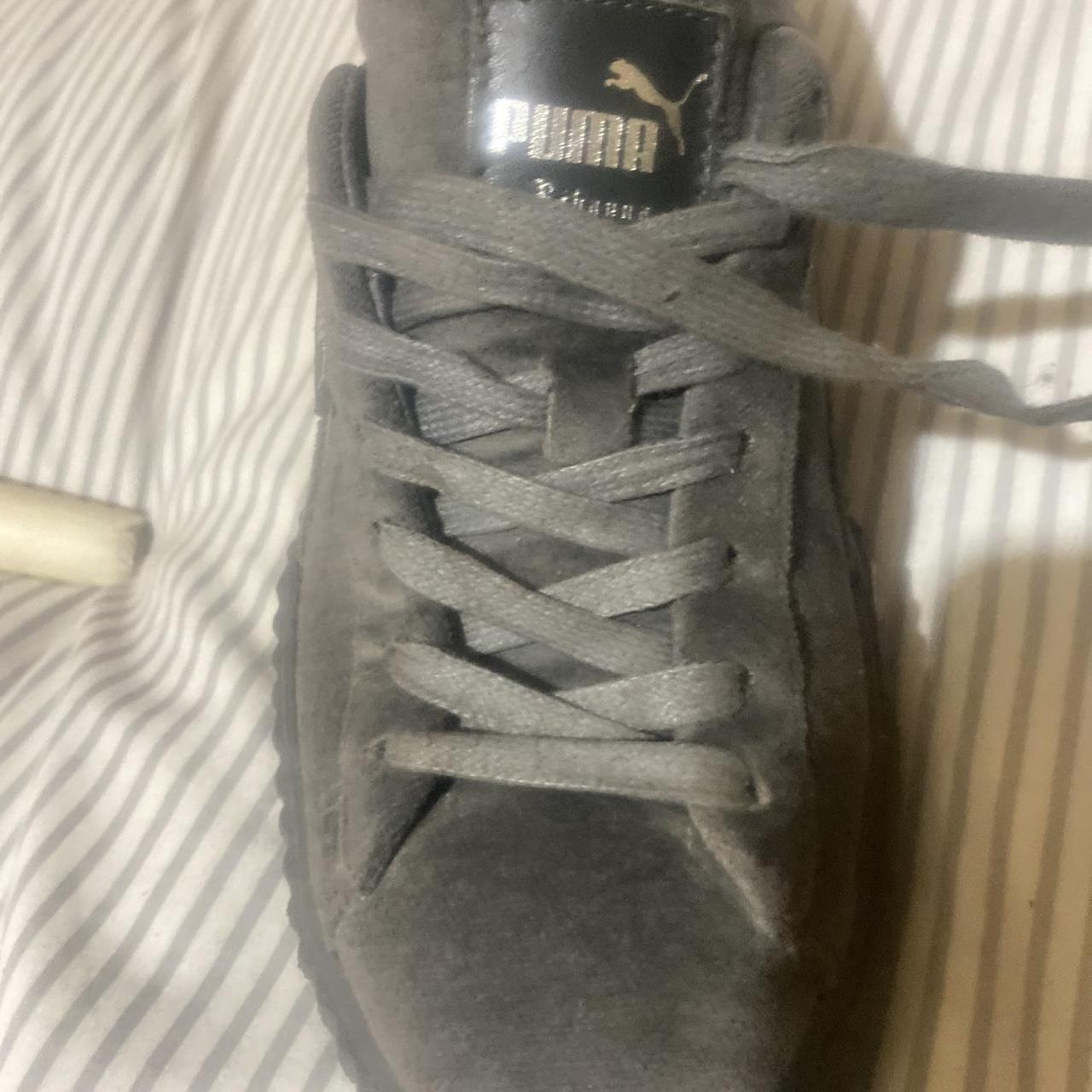 Fenty puma shoes grey on sale