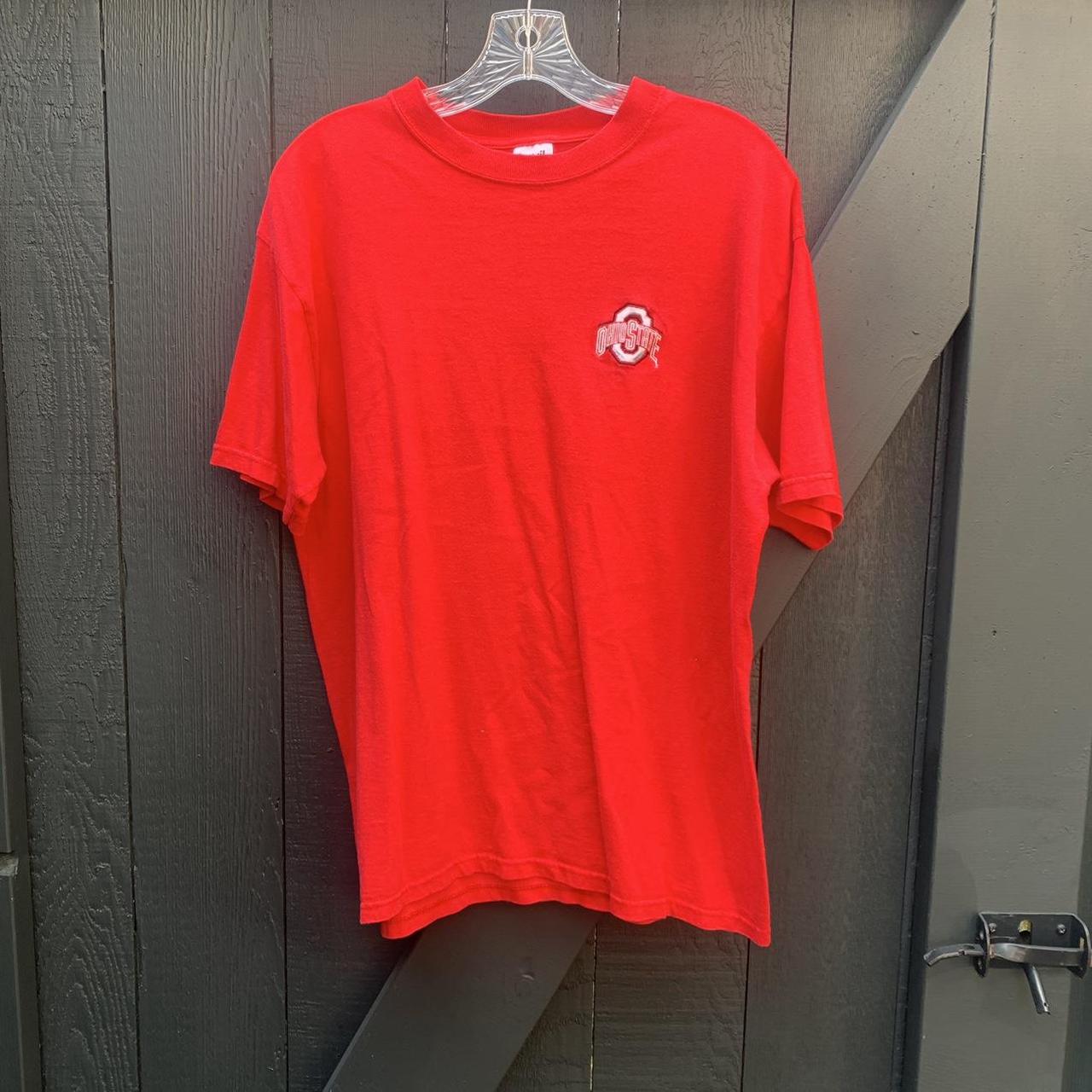 Vintage Ohio state embroidered tee - y2k the Ohio... - Depop