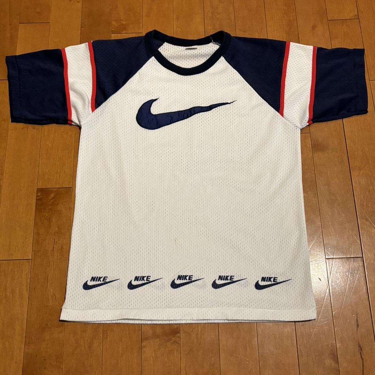 【メール便無料】 VINTAGE Depop | vintage sick super JERSEY MESH NIKE 90s トップス