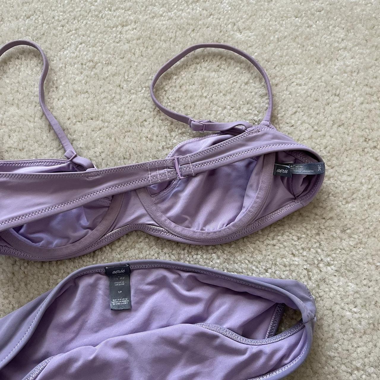 Aerie Women's Purple Bikinisandtankinisets Depop