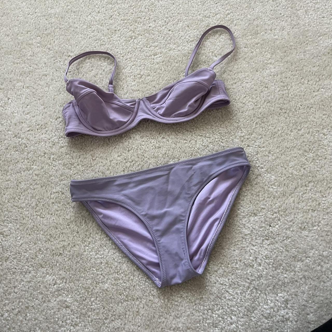 Aerie Women's Purple Bikinisandtankinisets Depop