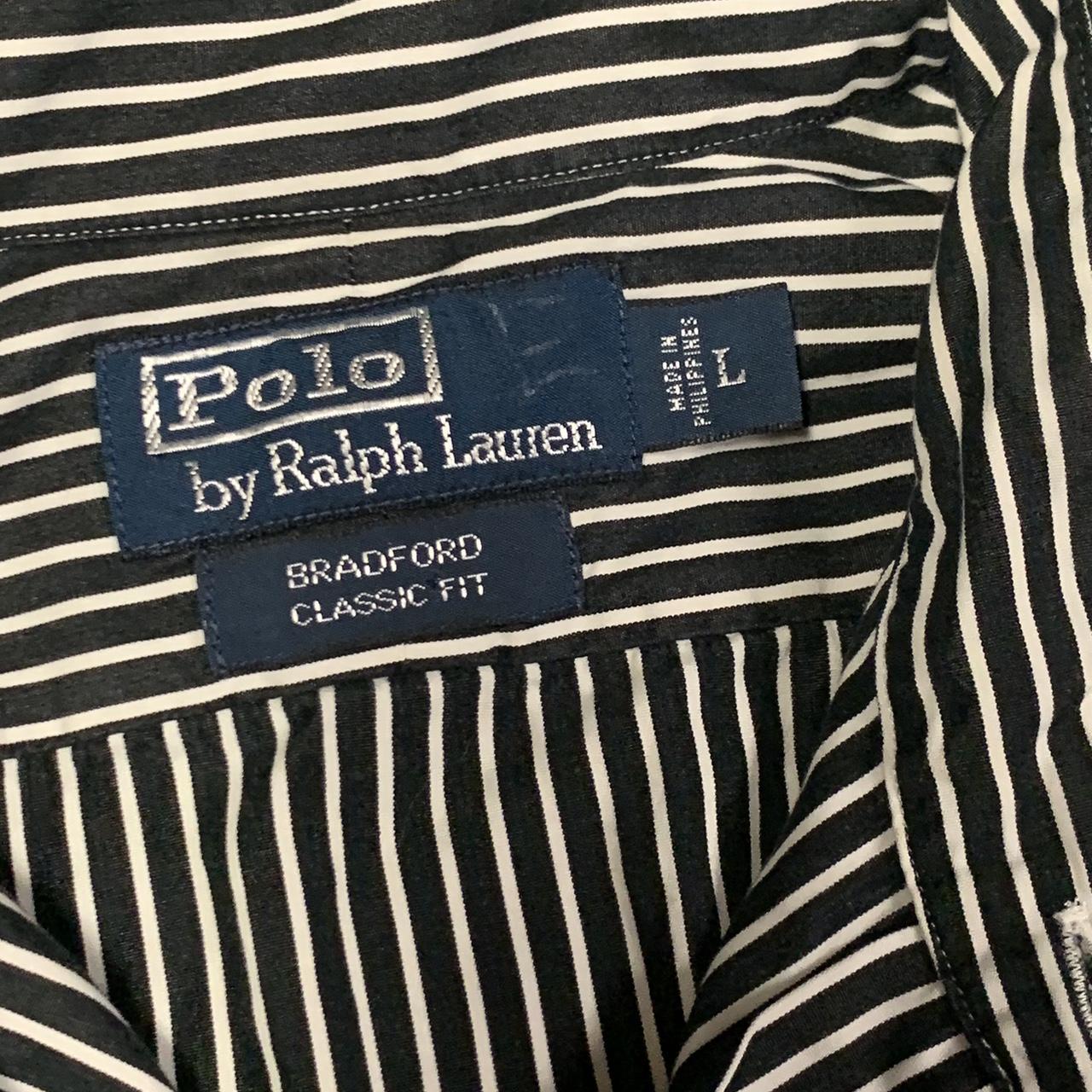 Polo Ralph Lauren Men's Black and White Shirt | Depop