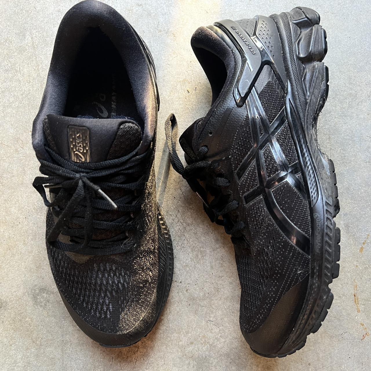 asic kayano black