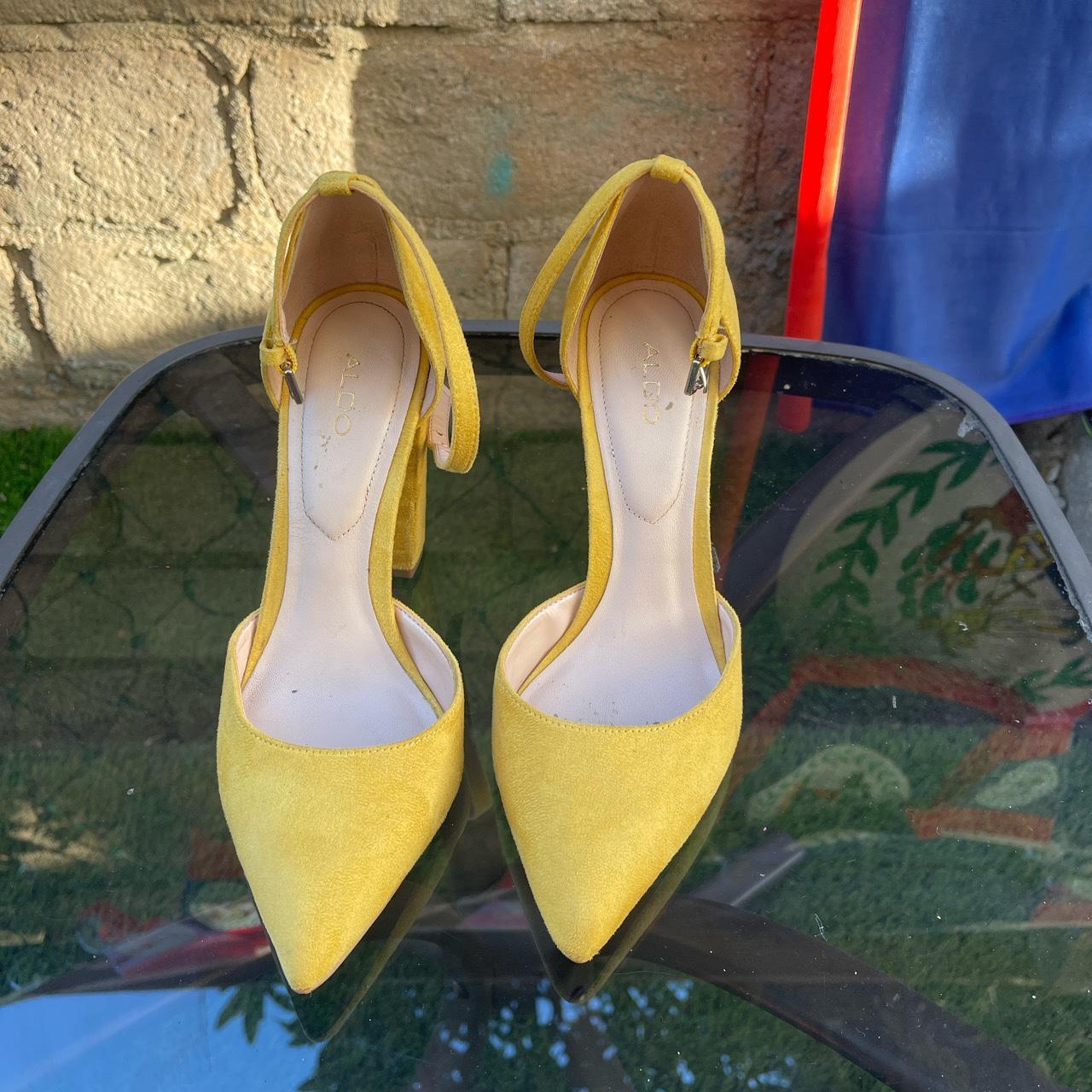 Aldo yellow heels online