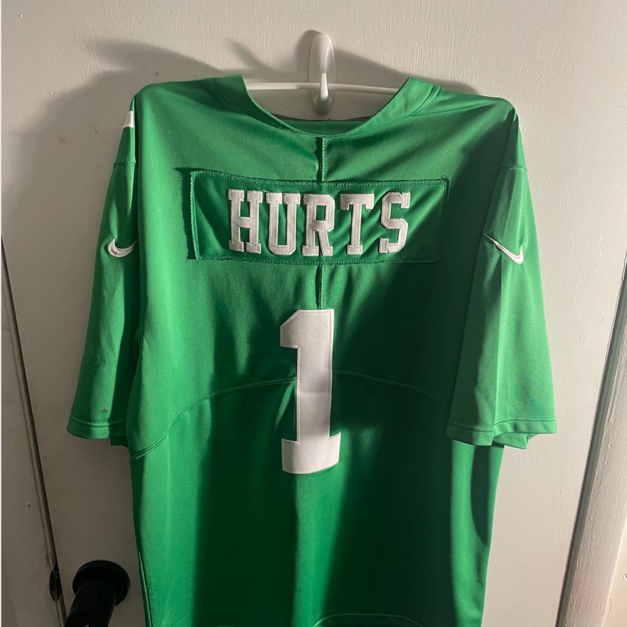 Eagles Jalen Hurts Kelly Green Jersey Pretty good - Depop