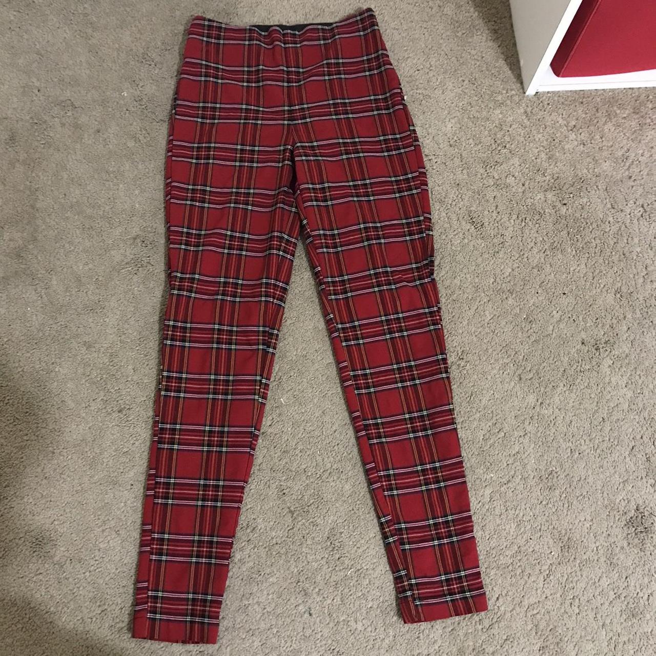 Plaid pants deals charlotte russe