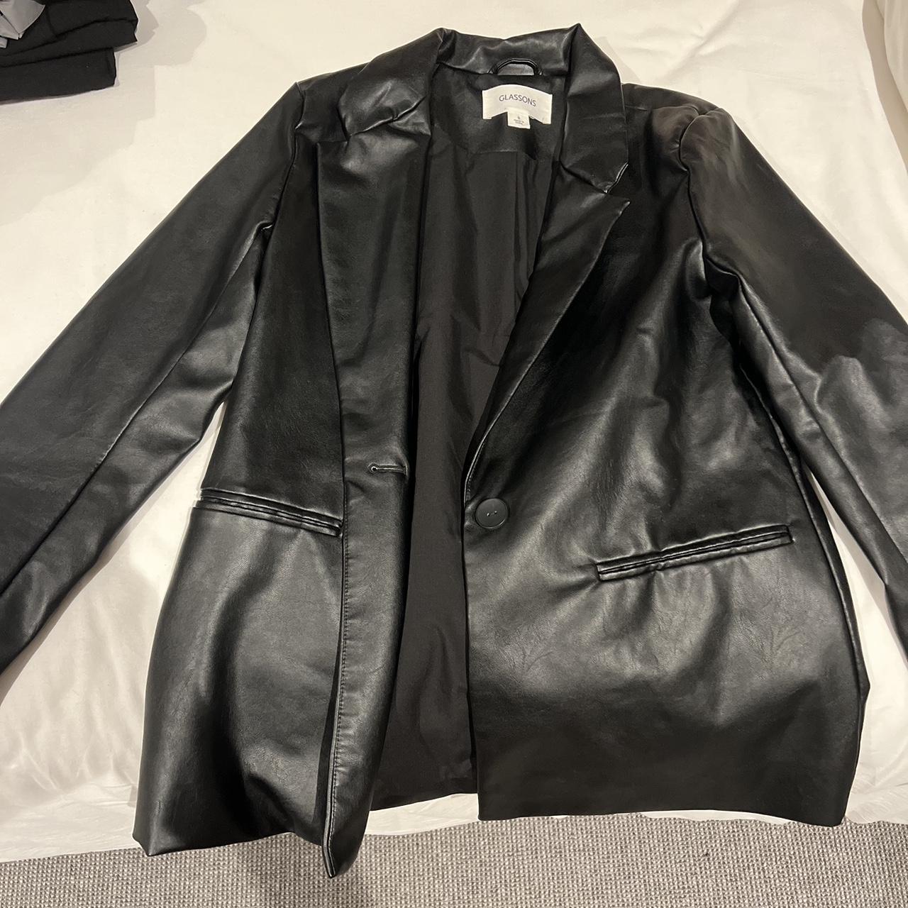 glassons faux leather blazer size S $20 - Depop
