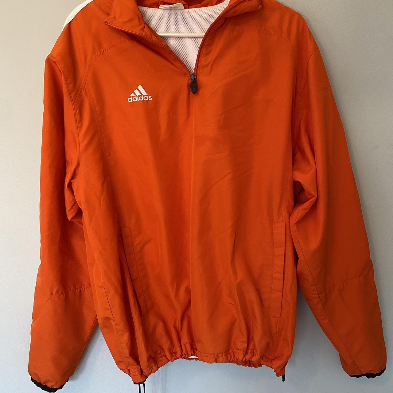 Adidas Orange Windbreaker Womens Adidas Windbreaker Running Jacket Sales