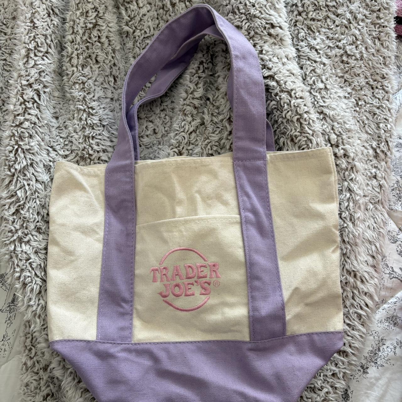 Trader Joe's Women's Bag - Purple/Multi – Trader … - image 1