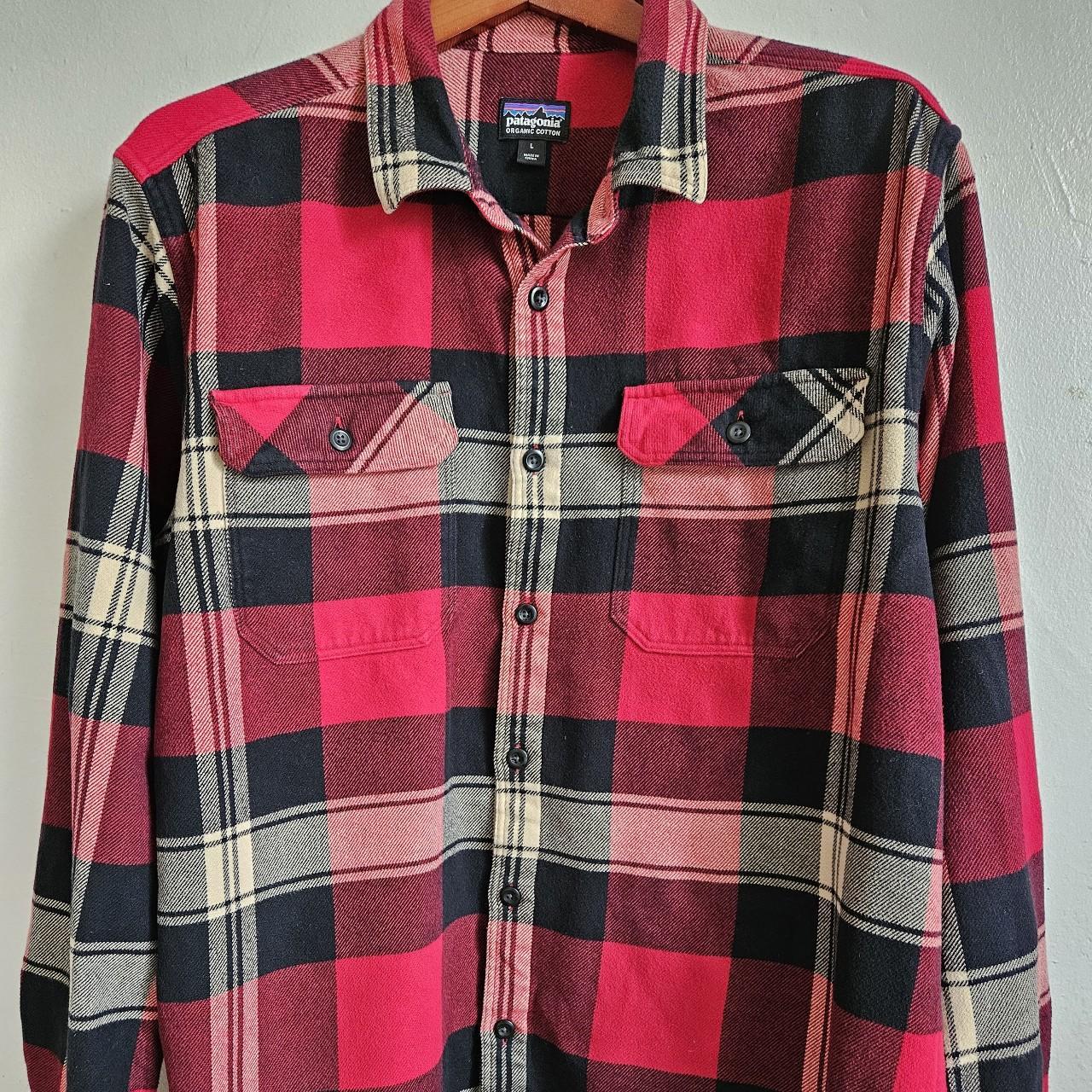 Vintage Patagonia Organic Cotton Ultra Soft Plaid... - Depop