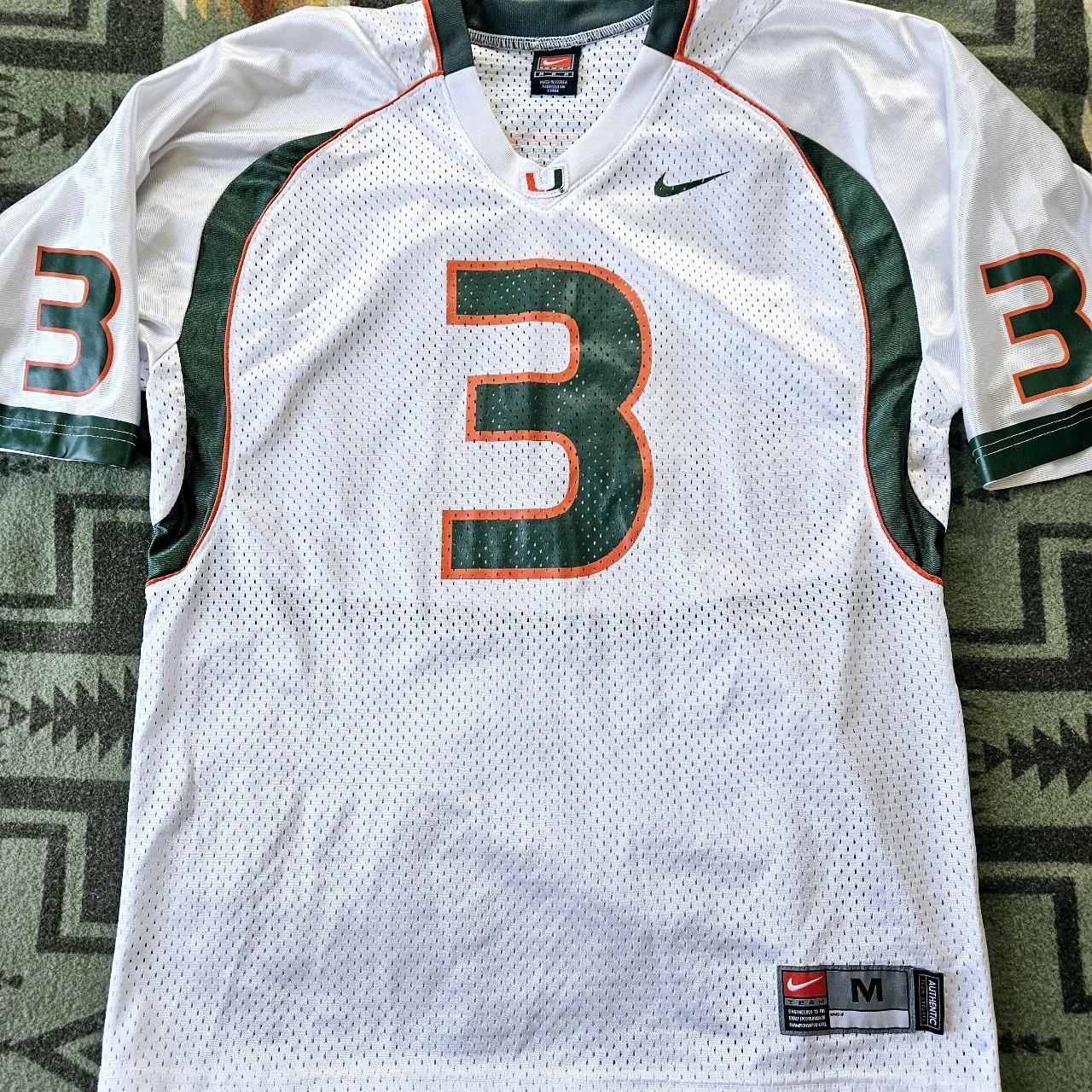 Vintage Nike Miami Hurricanes Football Jersey