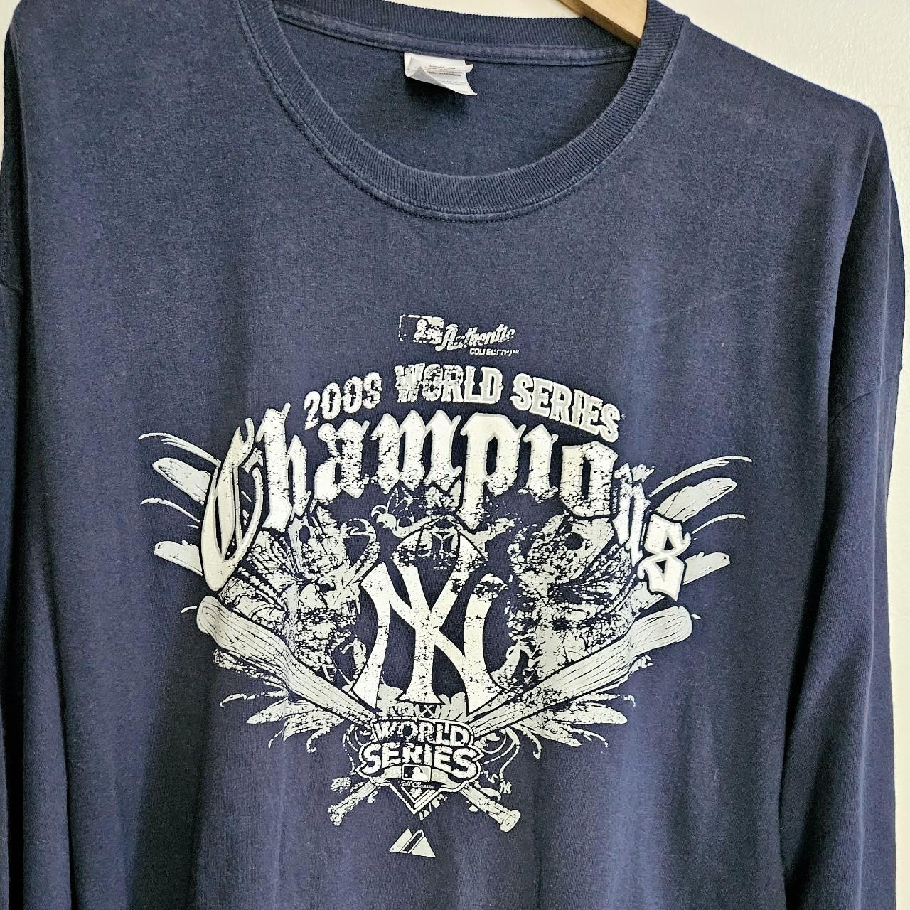 vintage Yankees World Series champions sweatshirt - Depop