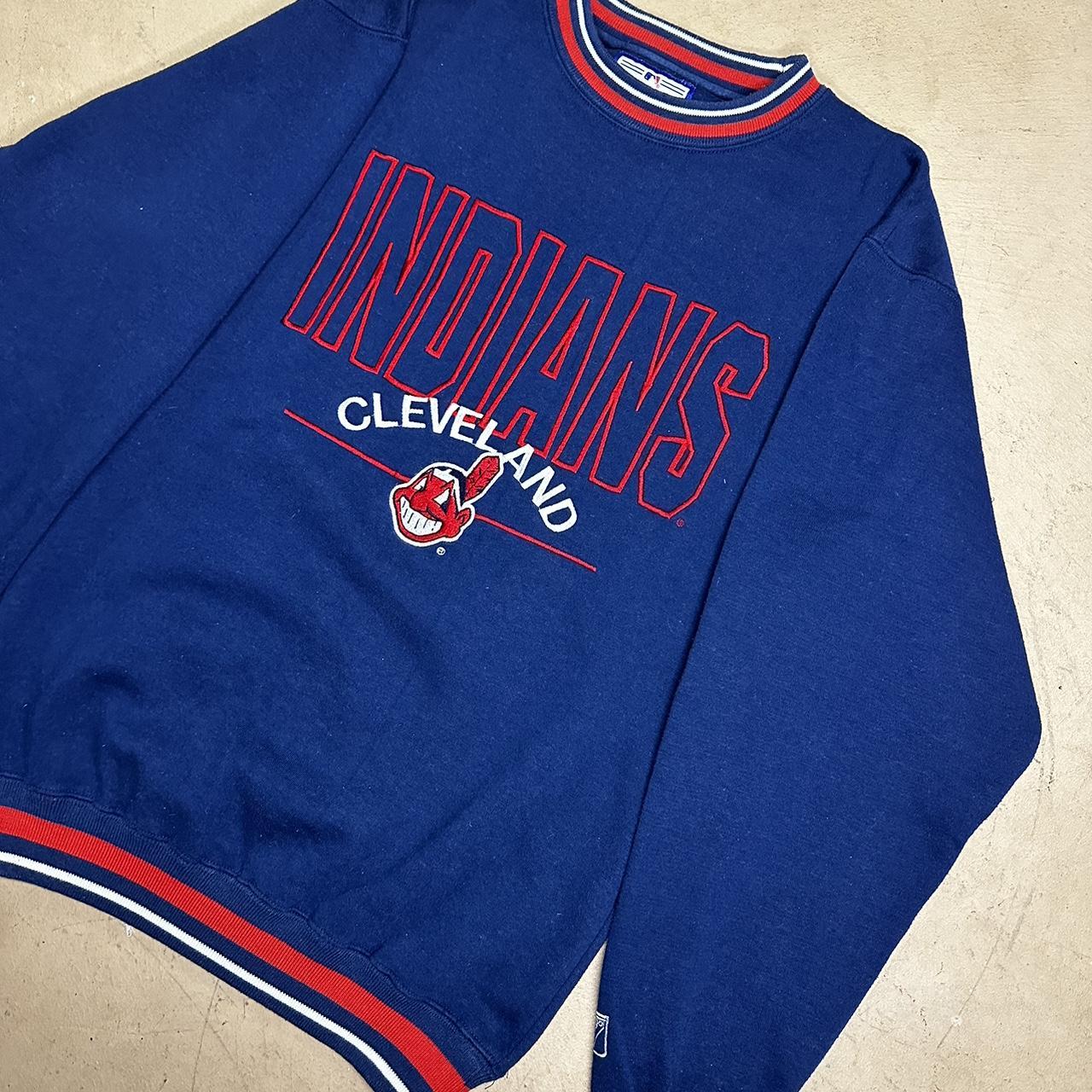 MLB Cleveland Indians Men's Long Sleeve Shirt Size M - Depop