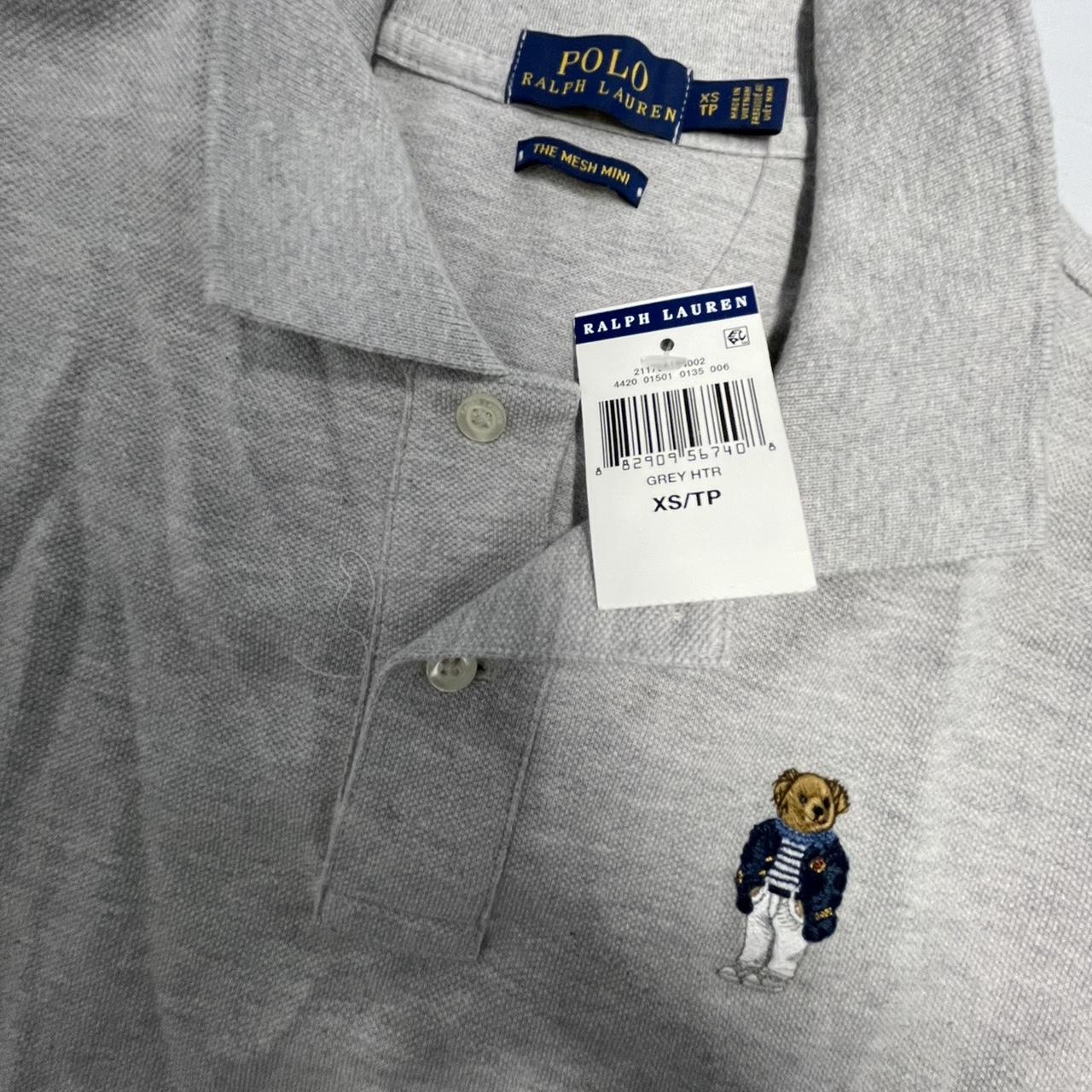 Polo Ralph Lauren Women's Dress - Grey - XS – WOMENS POLO RALPH LAUREN BEAR POLO DRESS …