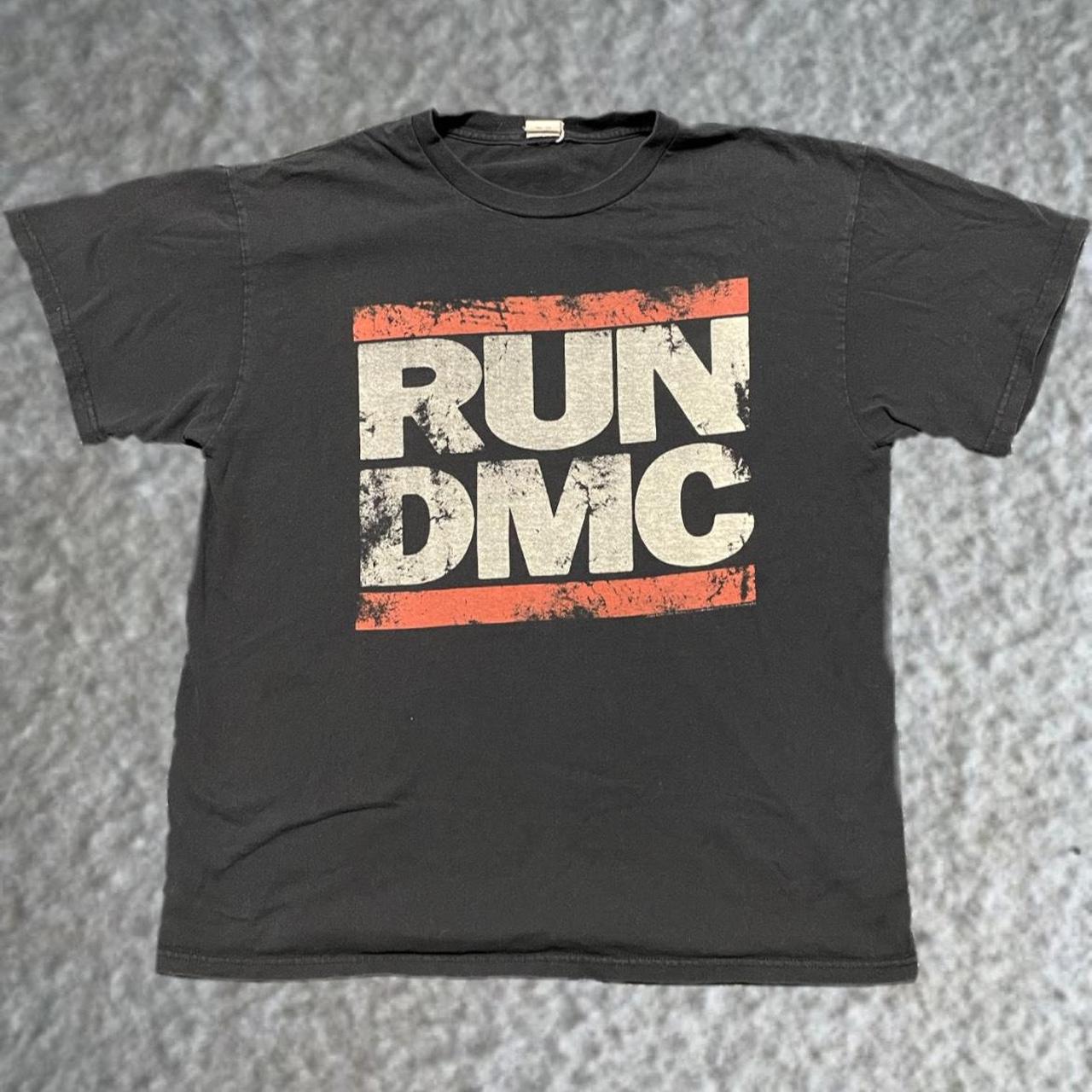 VINTAGE RUN DMC RAP HIPHOP TSHIRT -nicely... - Depop