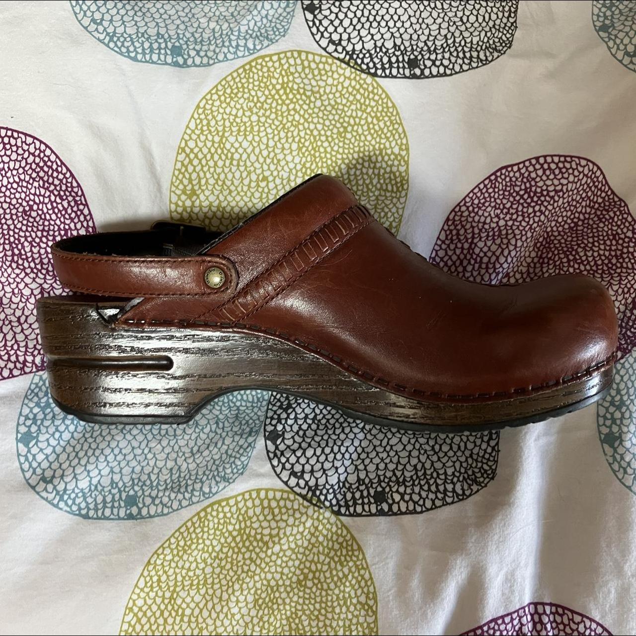 Ingrid braided Dansko clog, size 41 with moveable... - Depop