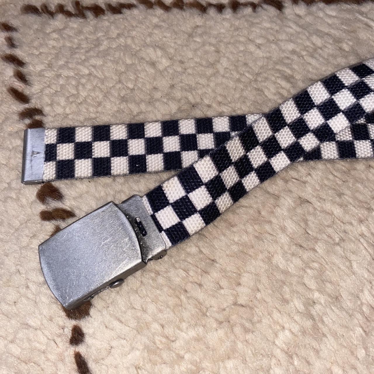 Brandy Melville chequered belt. One size Depop