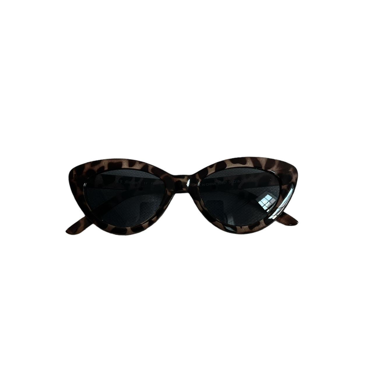 Tortoiseshell Cat Eye Sunglasses With Blue Depop 4167