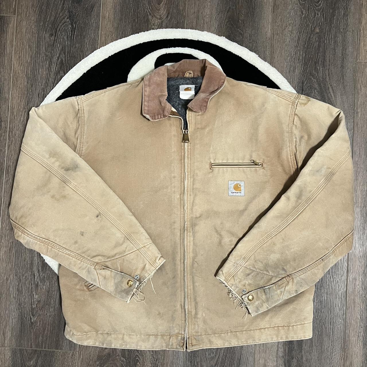 Carhartt Men's Tan Jacket | Depop