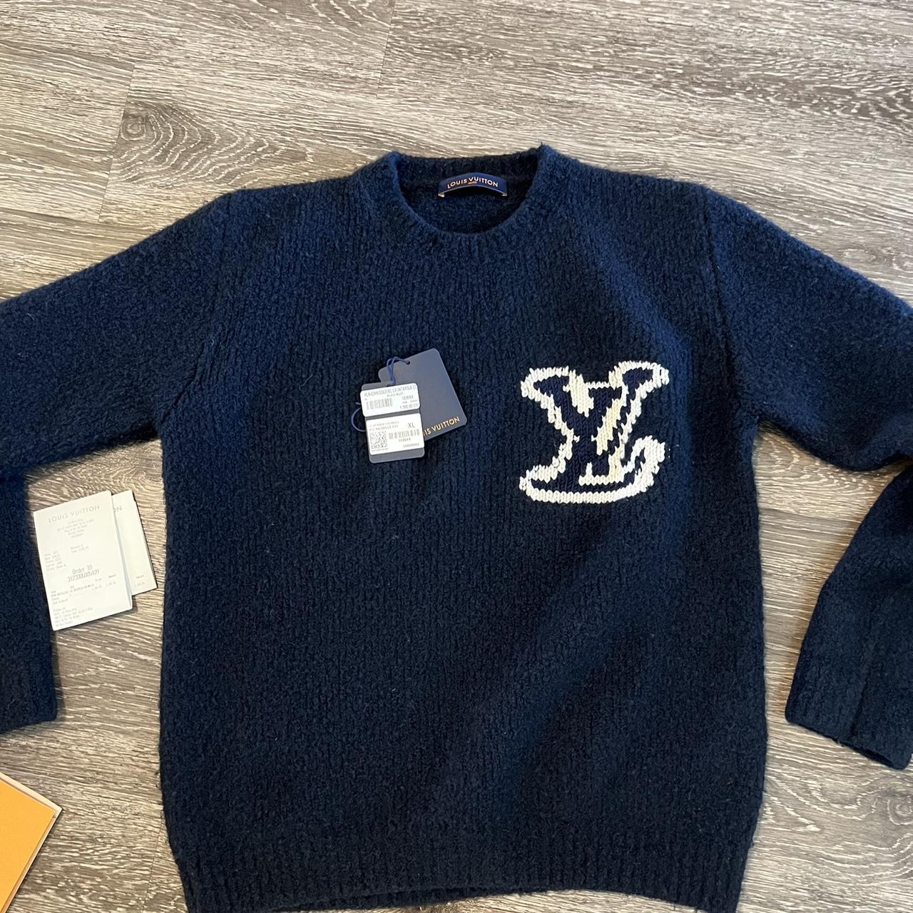 Louis Vuitton crewneck sweatshirt Rare Peace and - Depop