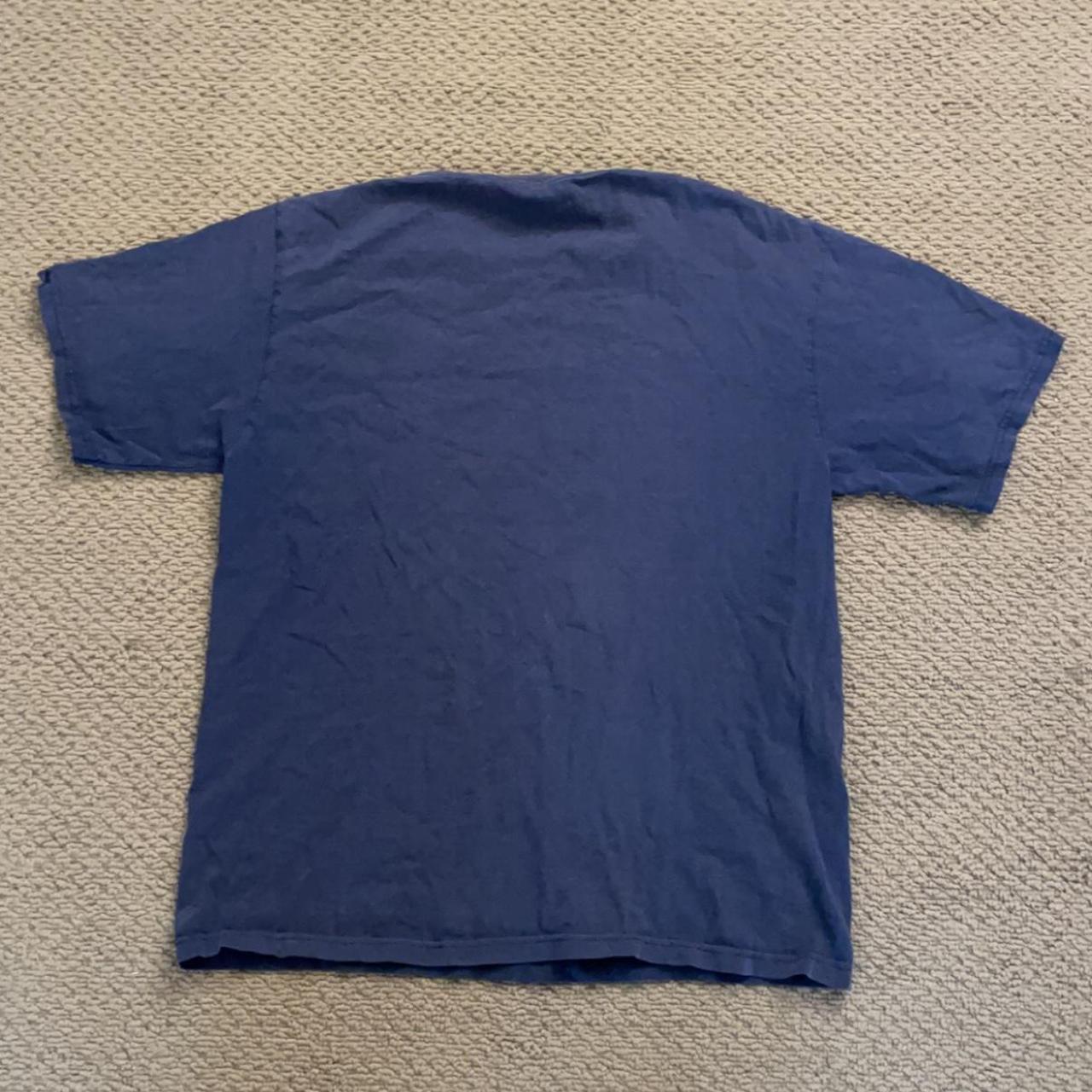 Women's Blue and Silver T-shirt | Depop