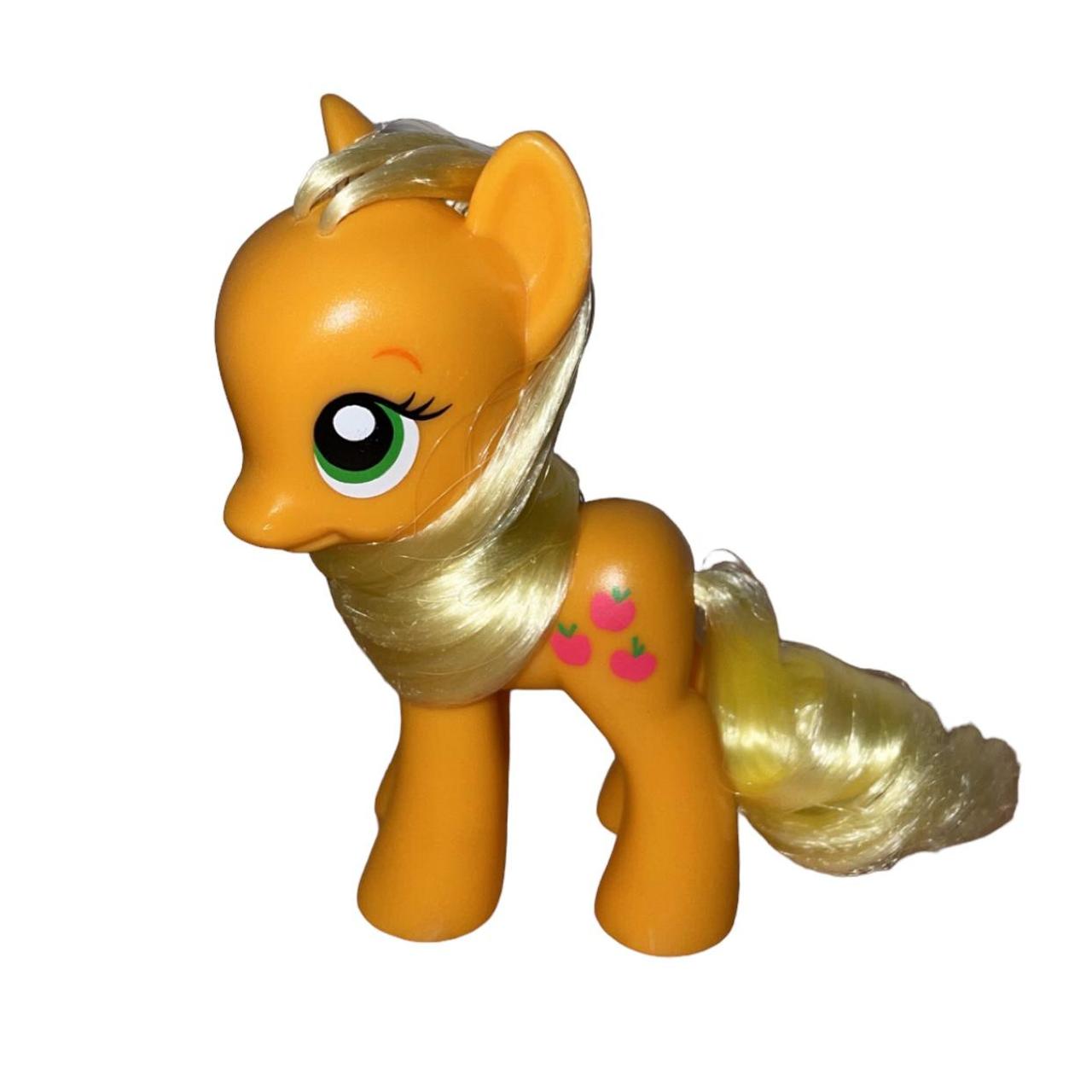 ✿ 2010 my little pony applejack orange horse with... - Depop