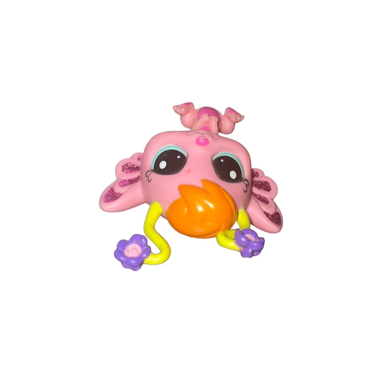 ✿ littlest pet shop # 2614 pink garden fairy with | Depop