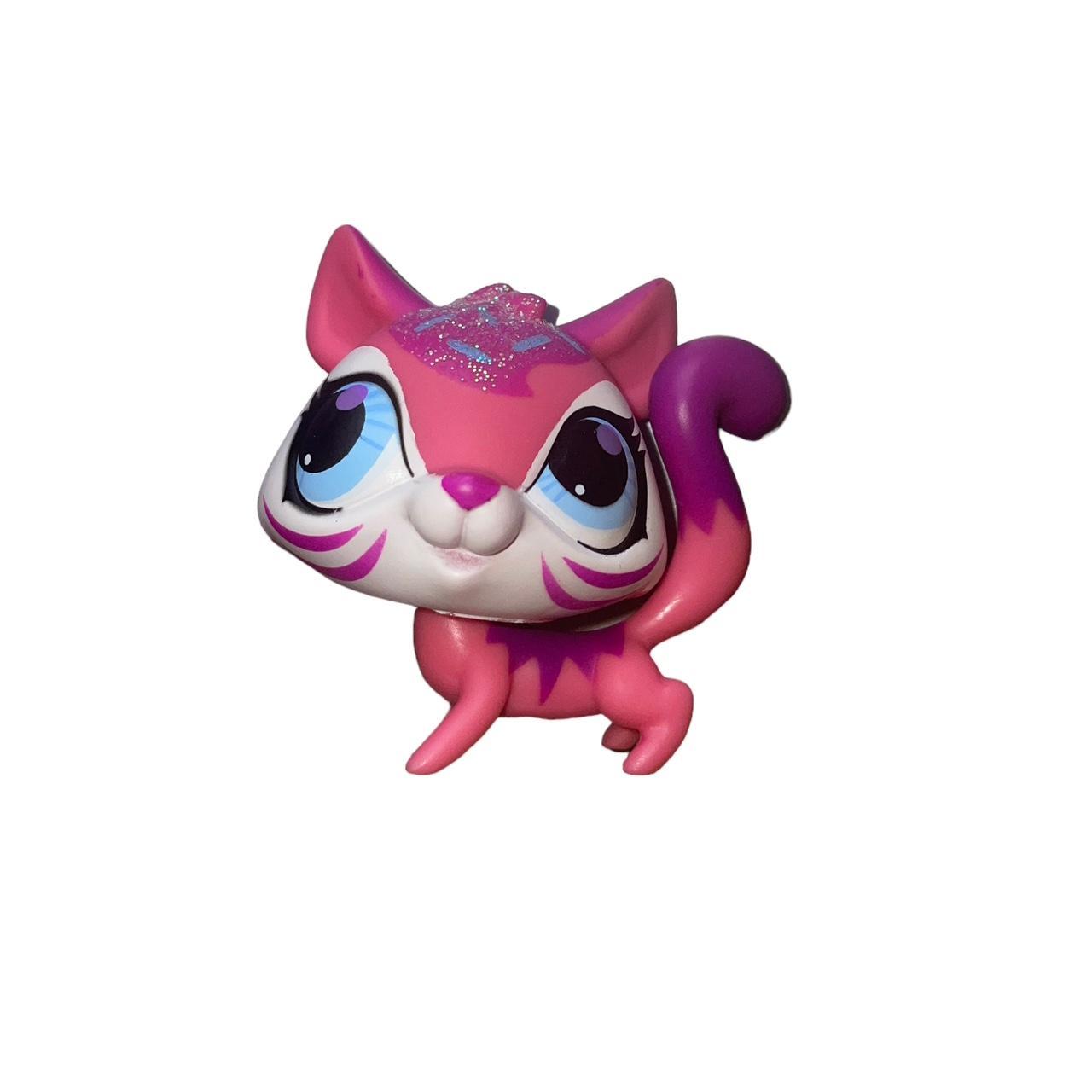✿ littlest pet shop # 3122 bright pink tiger with | Depop