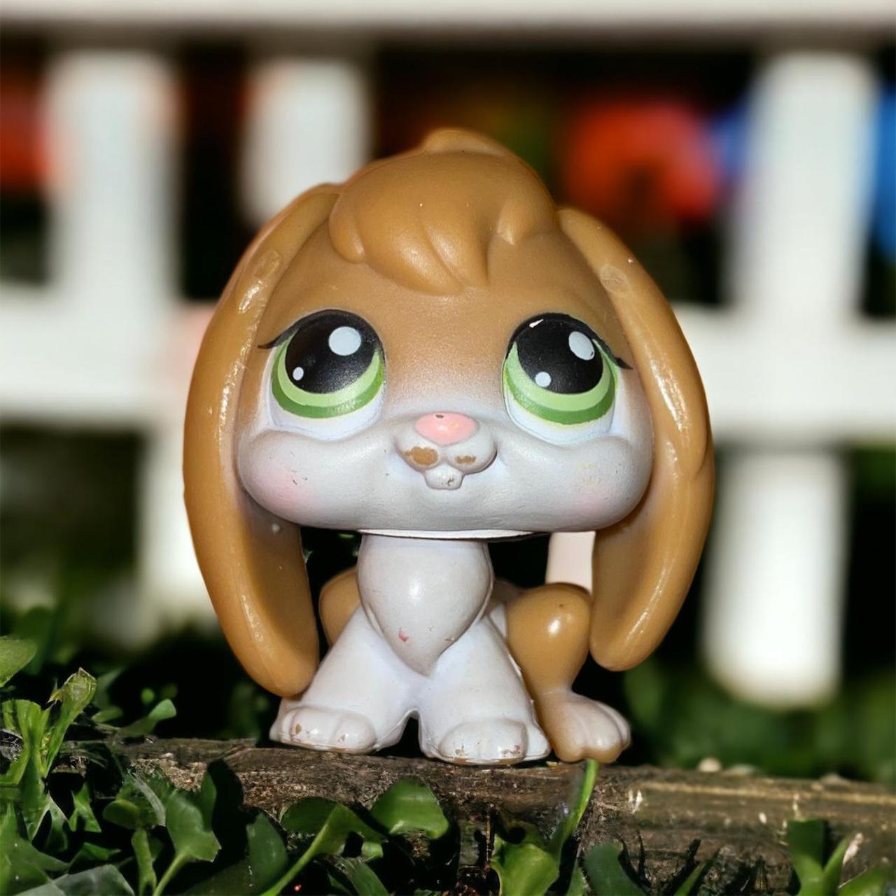 ✿ littlest pet shop 185 brown white lop Depop