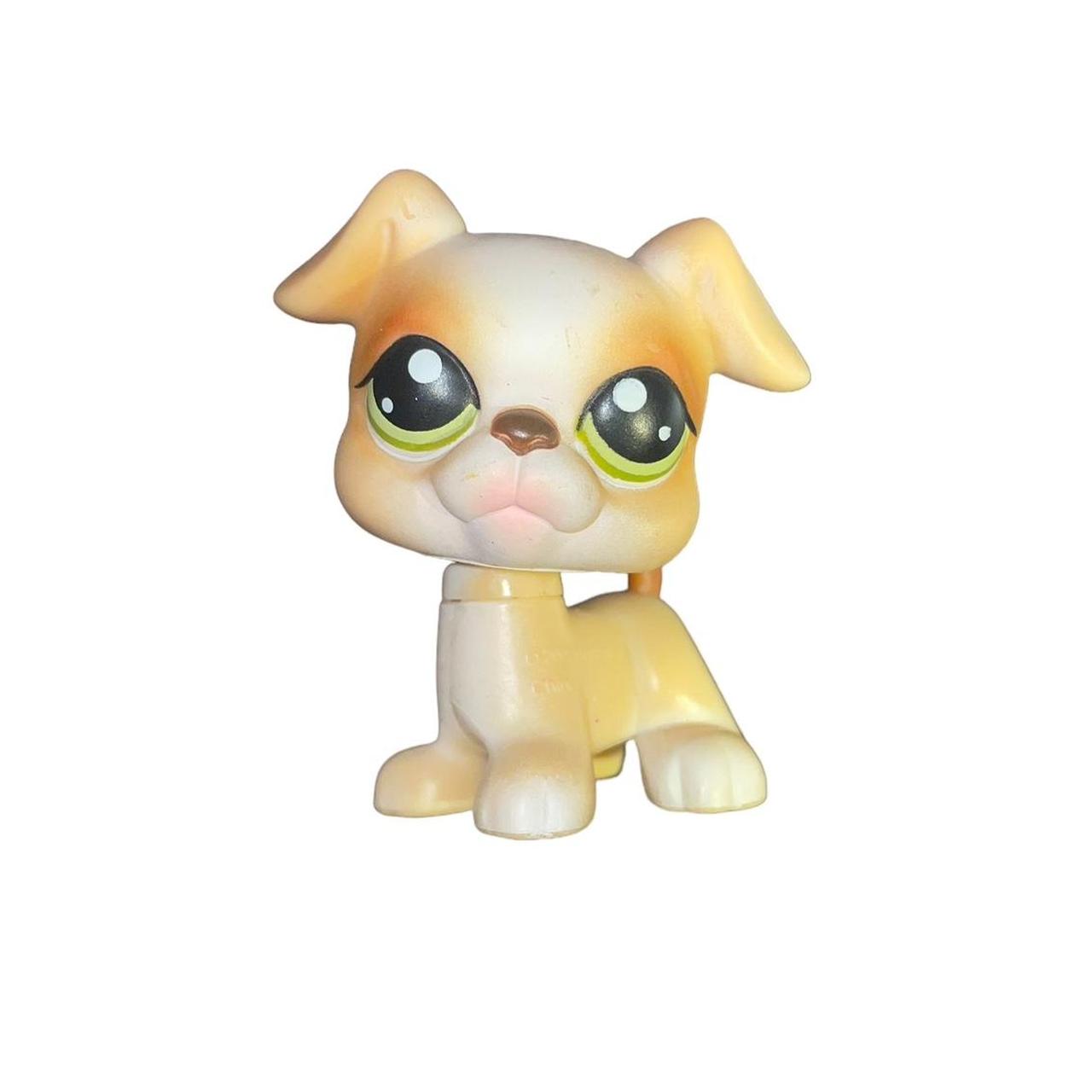 ✿ littlest pet shop 235 tan boxer puppy dog Depop