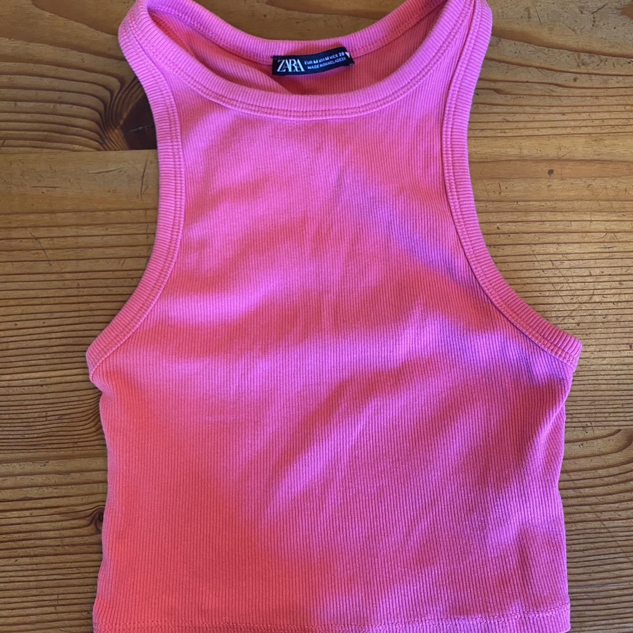 zara-size-m-ribbed-hot-pink-tank-top-barbie-zara-depop