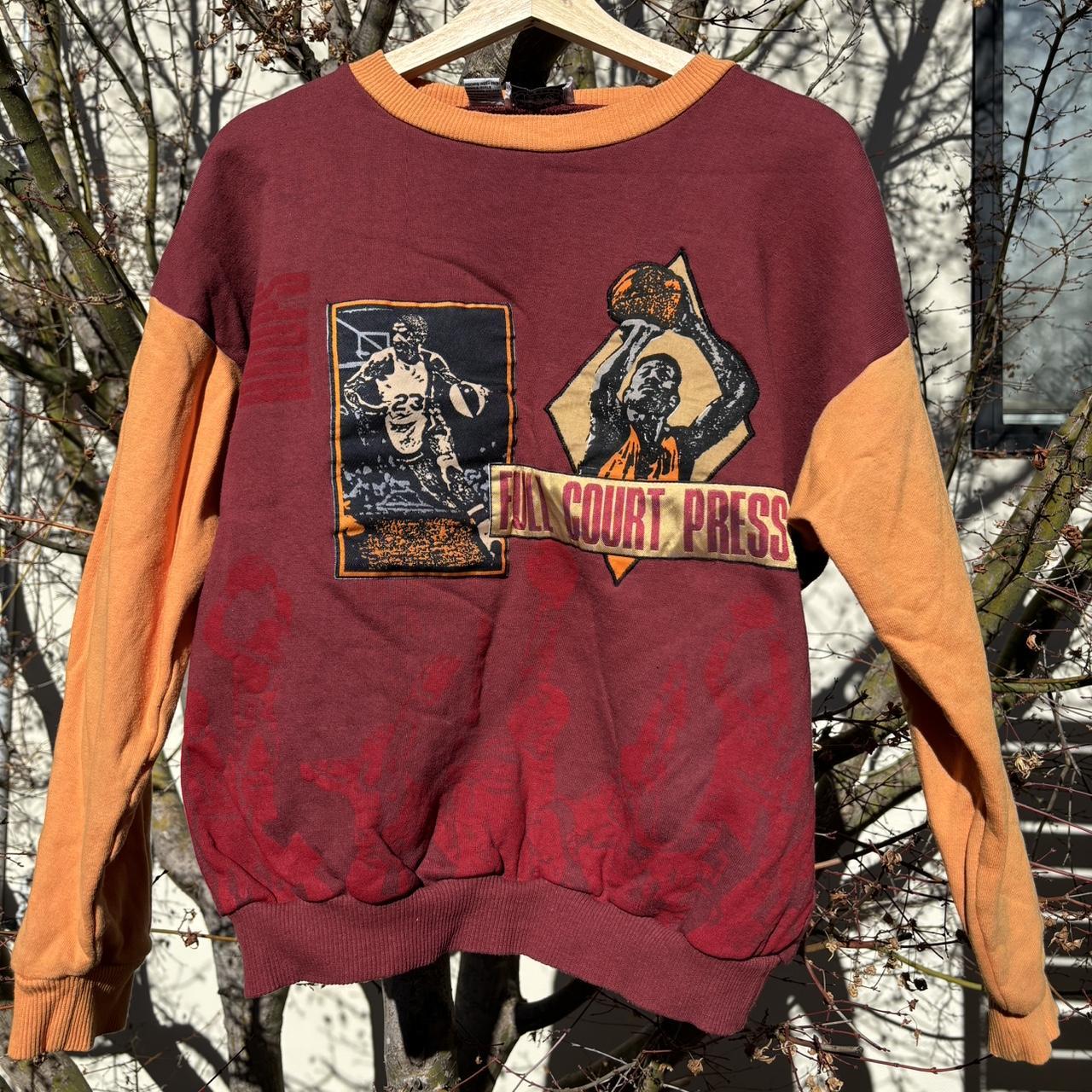 orange jordan jumper