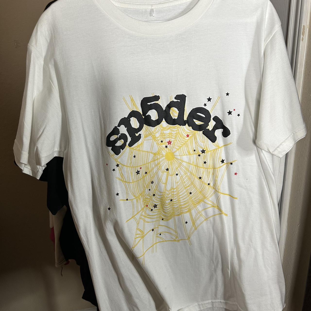 Sp5der Spider worldwide Tシャツ M 9 sp5der shirt spider worldwide shirt yellow medium | Depop