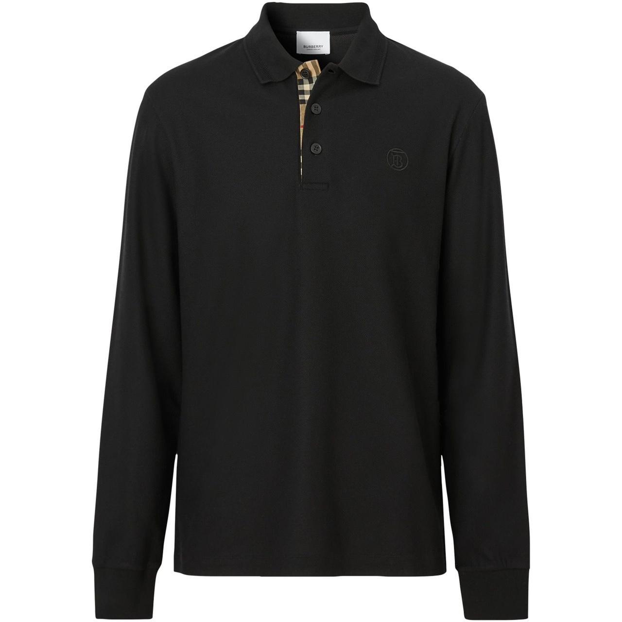 Burberry Polo Long Sleeve (Black), Made