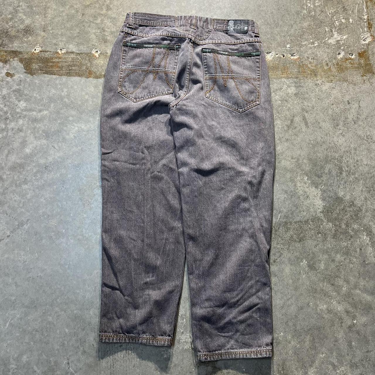 Tupac vintage Makaveli super baggy gray Jeans... - Depop