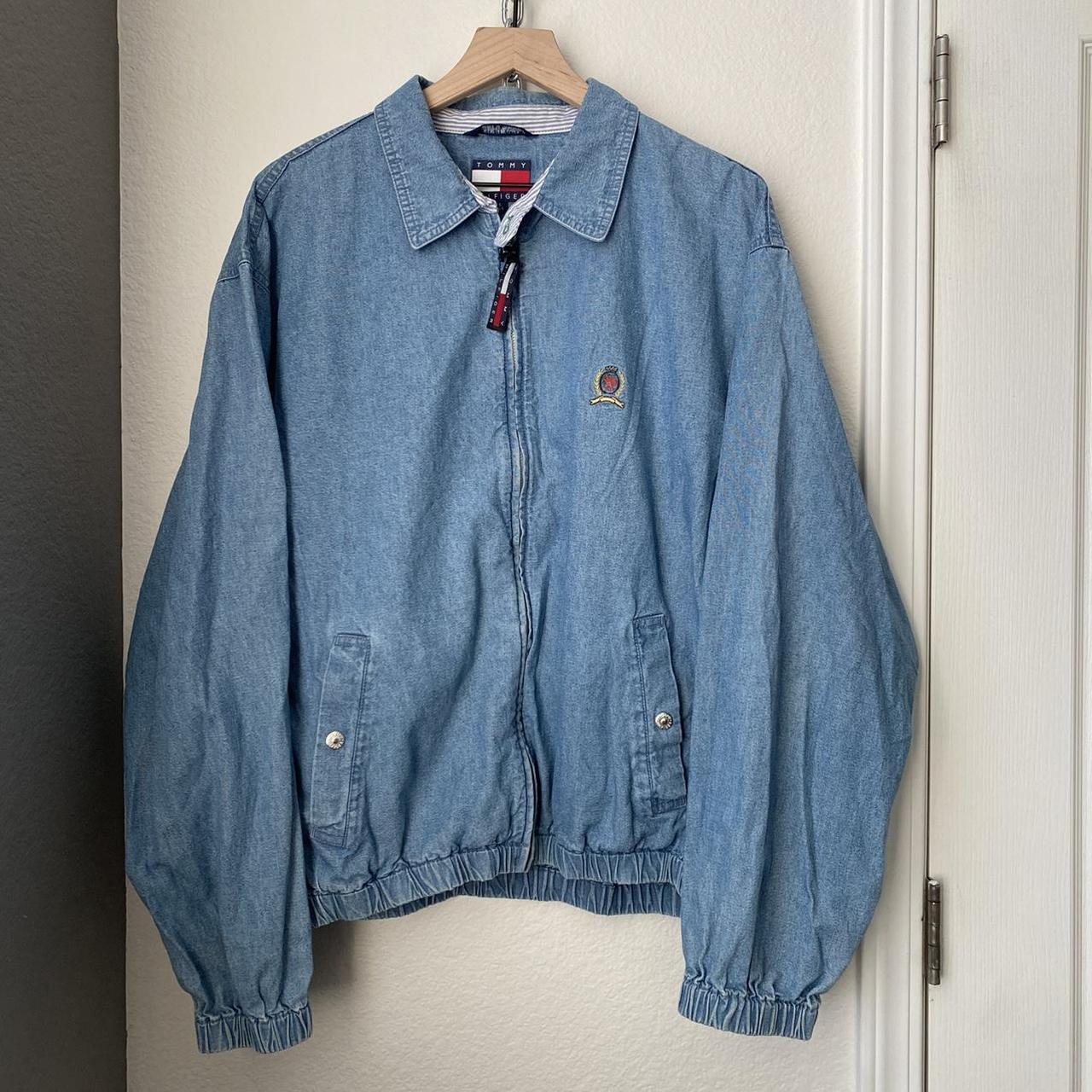 Tommy Hilfiger Men's Blue Jacket | Depop