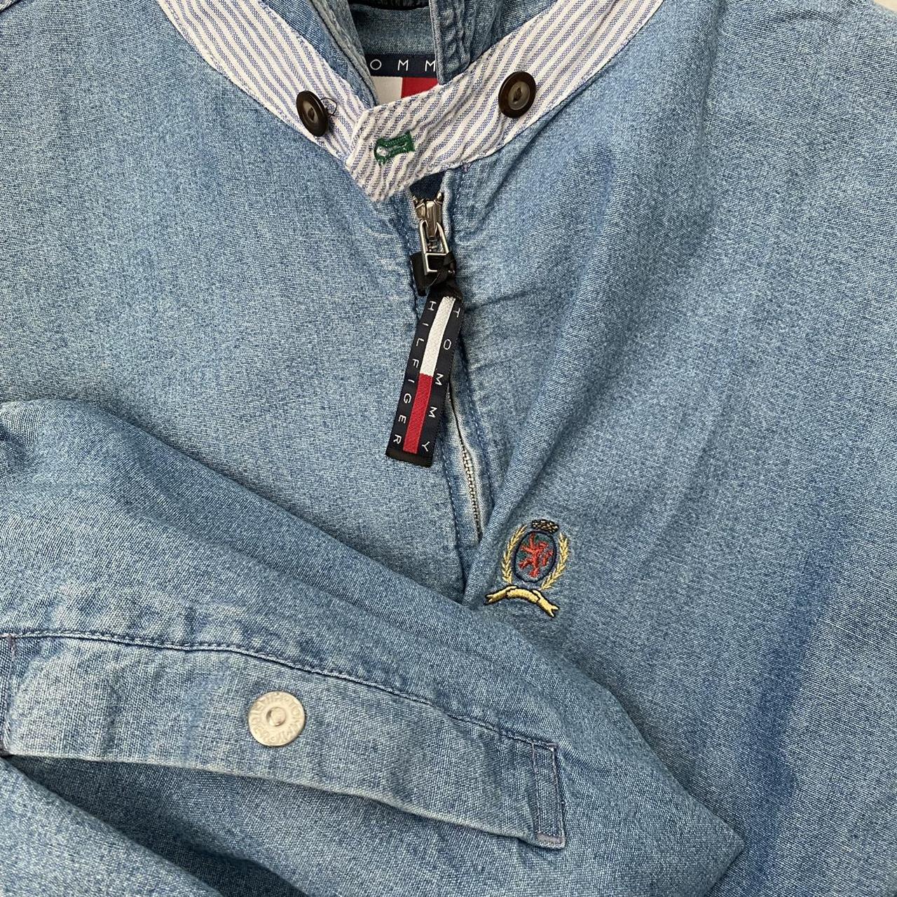 Tommy Hilfiger Men's Blue Jacket | Depop