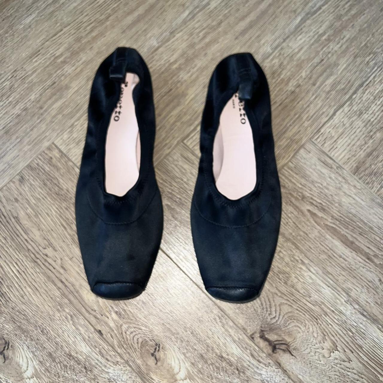 Repetto black flats Comes with box 🖤 🩰 Satin... - Depop