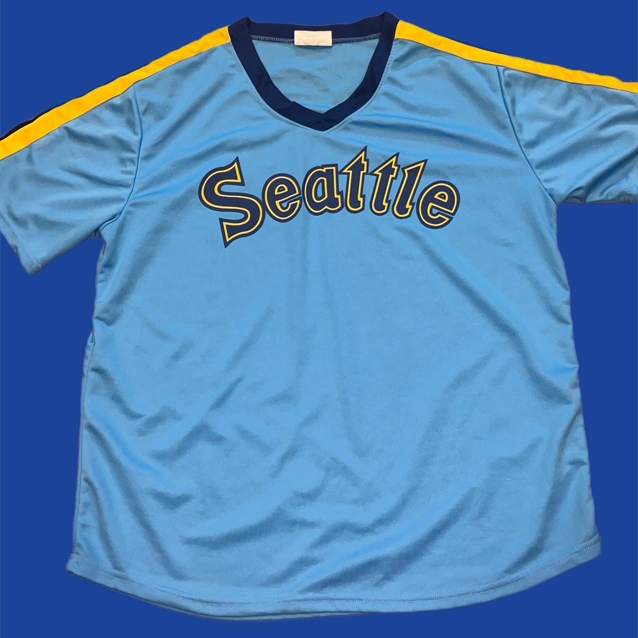 seattle mariners blue and yellow jersey